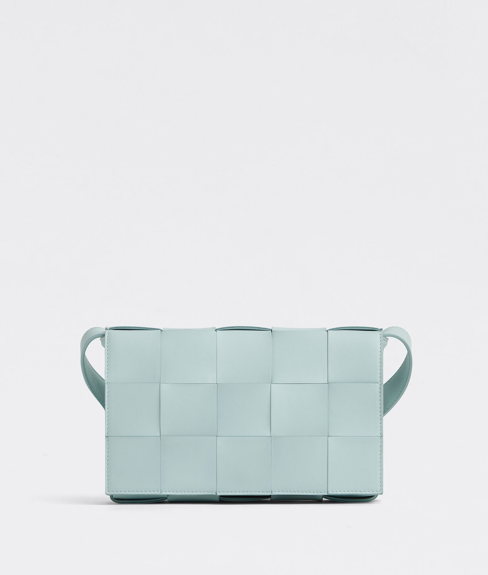 Bottega Veneta Teal Washed Cassette Bag