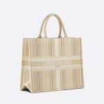 Dior Beige Stripes Book Tote