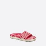 Dior Raspberry Toile De Jouy Dway Slide