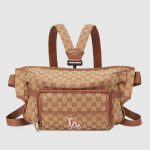 Gucci Beige/Brick GG Canvas LA Angels Belt Bag