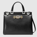 Gucci Black Zumi Medium Top Handle Bag