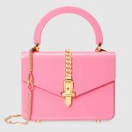 Gucci Fuchsia Plexiglas Sylvie 1969 Mini Top Handle Bag