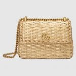 Gucci Natural Wicker Mini Shoulder Bag