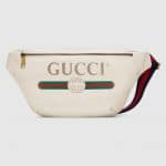 Gucci Printed Leather Belt Bag