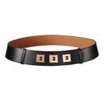 Hermes Black Piano Belt