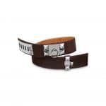 Hermes Chocolate Brown Calfskin Collier de Chien Belt