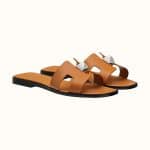 Hermes Oran Stud Tan Sandal - Fall 2021