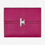 Hermes Rose Pourpre Cinhetic Clutch Bag