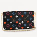 Louis Vuitton Black Game On Monogram Félicie Pochette