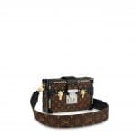 Louis Vuitton Monogram Canvas with Chain Print Petite Malle Bag