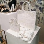 Dior White Camouflage Book Tote