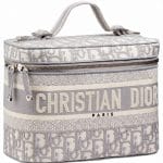 Dior Grey Oblique Vanity Bag