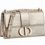 Dior Gold Metallic 30 Montaigne Bag