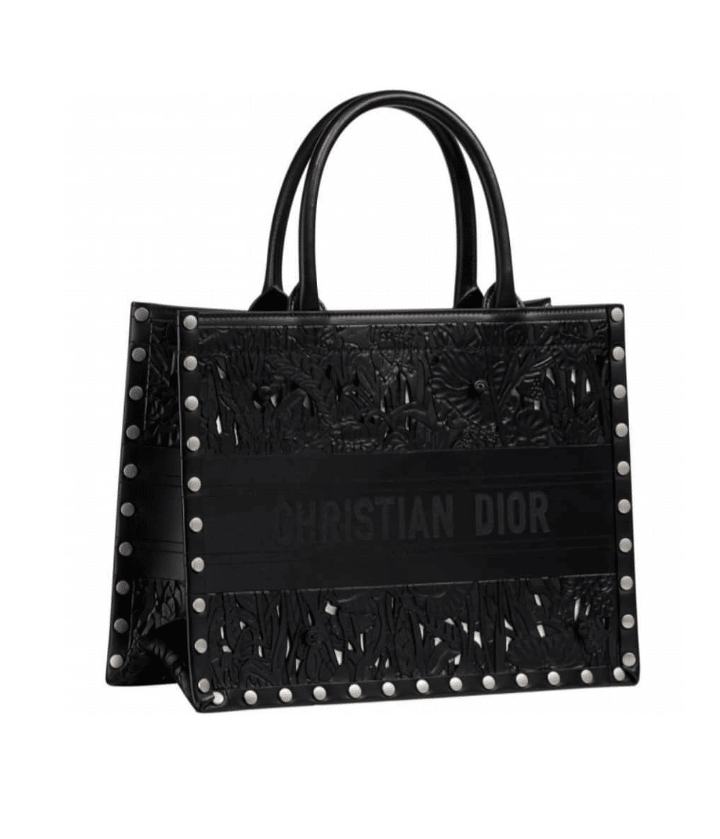 Dior Black Book Laser Cut Tote - Cruise 2021